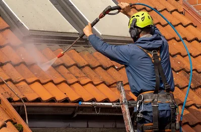 Démoussage et hydrofuge de toiture à Dornac